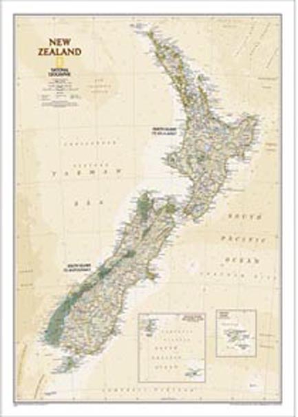Map of New Zealand