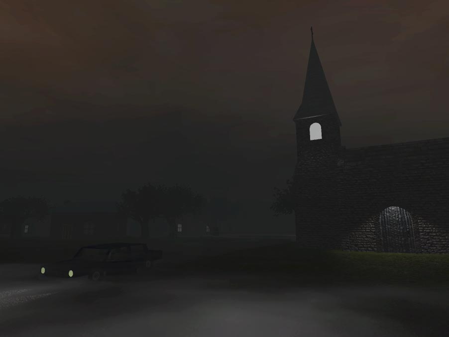 Church at night